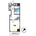 ライオンズマンション千駄木第２ ９０１ １Kの間取り図