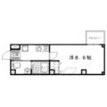 京都市北区 紫野上築山町（北大路駅） 2階 １Kの間取り図