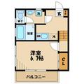 メゾンＴＡＫＥＤＡ 2階 １Kの間取り図
