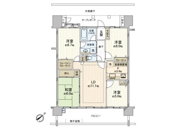 東京アクアガーデン 14階 ４ｌｄｋ 足立区の中古マンション アットホーム マンション購入の情報