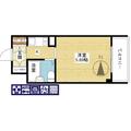 ハイツシグマ 2階 ワンルームの間取り図