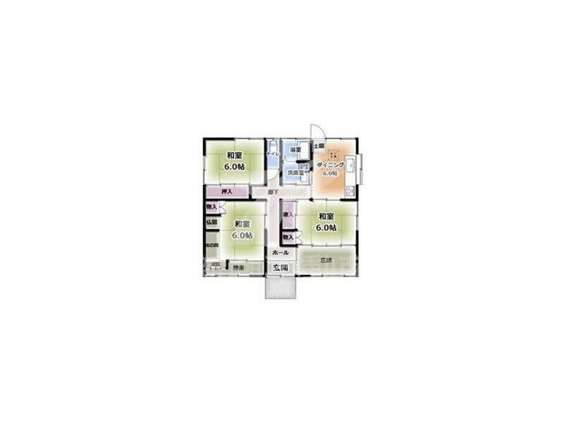 Miyakonojo City, Takao 3-chome, single-story, 3DK