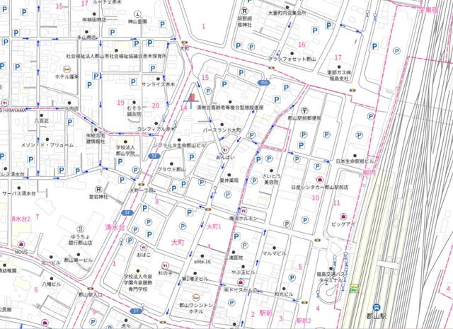 地図 アットホーム】Dコネクト大町一丁目（提供元：(株)大丸不動産
