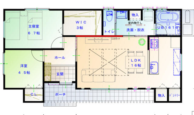 大分市 東原１丁目（高城駅） 平屋建 ２ＬＤＫ