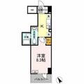 台東区 入谷１丁目（入谷駅） 8階 １Kの間取り図
