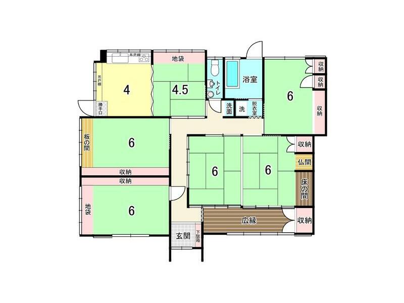 Minamikyushu City, Ei Town, Goryo (Goryo Station), Single-story building, 6DK