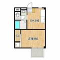 ハイツ宇田川 1階 １DKの間取り図