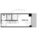 京都今出川レジデンス ４０３ １Kの間取り図