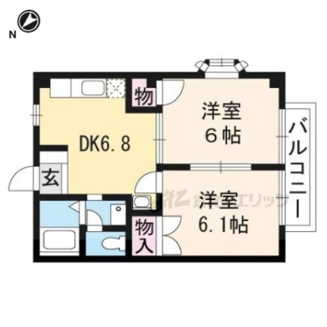 アットホーム タカラコーポラス弐番館 １０１ ２ｄｋ 提供元 株 エリッツ 水口店 野洲市の賃貸アパート