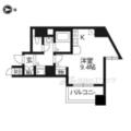 スワンズ京都西陣 ５０３ １Kの間取り図