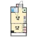 バンコート池袋 ７０３ ワンルームの間取り図
