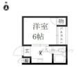 京都市中京区 壬生森前町（西院駅） 3階 １Kの間取り図