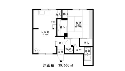 琴似駅 8分 1階 1DK