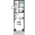 グランパシフィック難波元町 ５Ｃ １Kの間取り図
