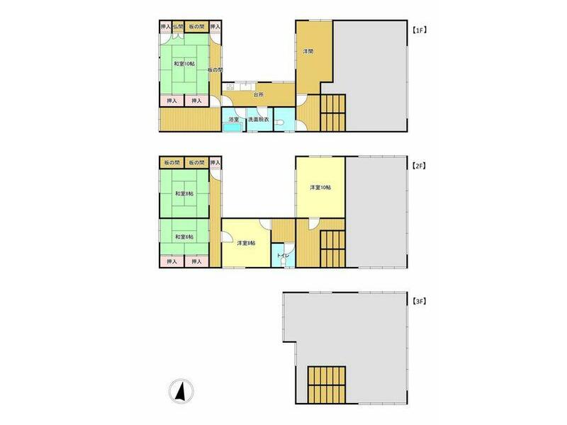 Sakai City, Maruoka Town, Tanimachi 3-chome, 3-story, 4DK