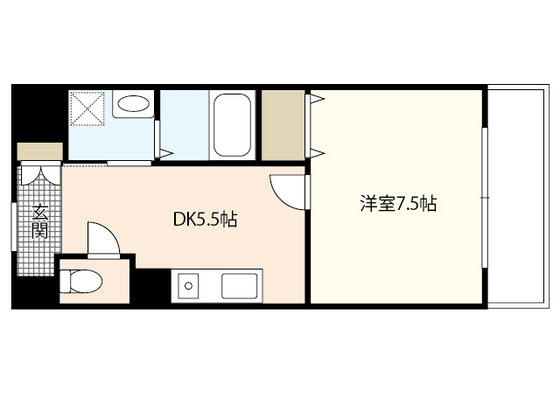 アットホーム】玉川ビル 2階 1DK（提供元：(株)良和ハウス