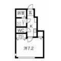 中野区 東中野４丁目（落合駅） 1階 １Kの間取り図