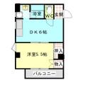 レイアップ中之郷 305 １DKの間取り図