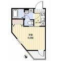 リベルテ池袋 ３０１ １Kの間取り図