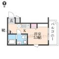 ＤＥＴＯＭ－１西陣聚楽 ３０１ ワンルームの間取り図