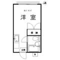 リバティハウス 1階 ワンルームの間取り図