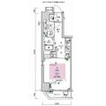 フェルクルールプレスト文京湯島 ４Ｆ－１ １Kの間取り図