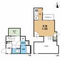 ＣＢ九品寺リヤン ２０５ １SKの間取り図