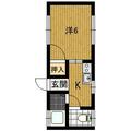コーポ吉野 1 １Kの間取り図