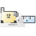 アートビル 2階 ワンルームの間取り図