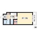 アークヒル ３０６ １Kの間取り図