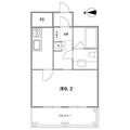 ラ・ベラ・ヴィータ 103 １Kの間取り図
