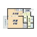 Ｇｌａｎｚ（グランツ） 1階 １Kの間取り図