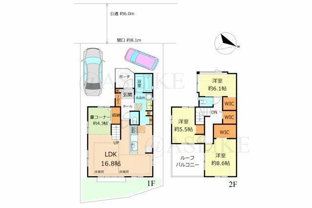 アットホーム】柏市 増尾4丁目 （増尾駅 ） 2階建 3LDK 