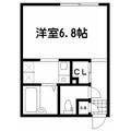 新宿区 西落合１丁目（落合南長崎駅） 2階 １Kの間取り図