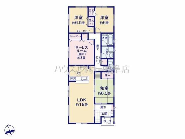 アットホーム 羽島市 上中町一色 江吉良駅 平屋建 ３ｓｌｄｋ 羽島市の新築一戸建て 提供元 ハウスアイビー 岐阜店 一軒家 家の購入