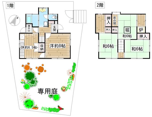 Kobe City, Kita Ward, Hanayamadai (Hanayama Station) 2-story building, 4SDK &mdash; photo 1
