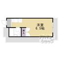 京都市下京区 岩上通仏光寺下る徳屋町（大宮駅） 4階 １Kの間取り図