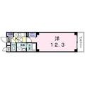 ハウス　カームリー １０１ １Kの間取り図