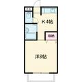 狛江市 元和泉１丁目（狛江駅） 1階 １Kの間取り図
