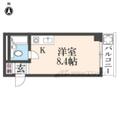 ヴェルディゴ ３０８ １Kの間取り図