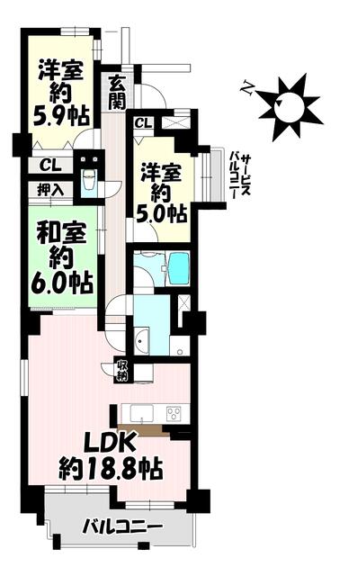 アットホーム コンセール覚王山 2階 ３ｌｄｋ 名古屋市千種区の中古マンション マンション購入の情報