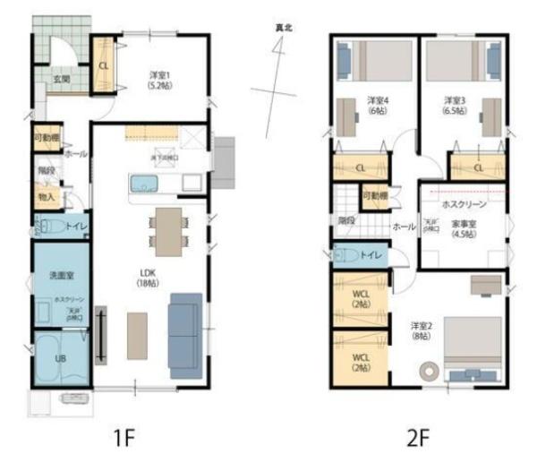大分市 新栄町（高城駅） 2階建 ４ＬＤＫ