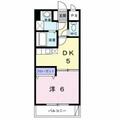 プレジデンシャル白山 ４０２ １DKの間取り図