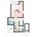 Ｇｌａｎｚ王子ＷＥＳＴ ２０１ １Kの間取り図