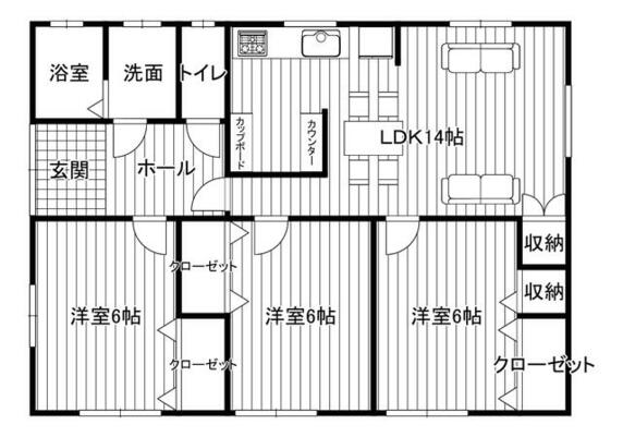 【アットホーム】延岡市 桜ケ丘1丁目（延岡駅） 平屋建 3LDK[6984189397]延岡市の一戸建て（提供元：(株)五ヶ瀬不動産）｜一軒家 ...