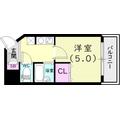 西宮市 今津曙町（今津駅） 5階 １Kの間取り図