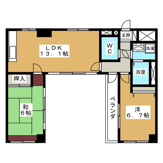 アットホーム ガーデンカラー丸井 4階 ２ｌｄｋ 提供元 株 ミニミニ城西 調布店 調布市の賃貸マンション