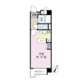 鹿児島市 南林寺町（新屋敷駅） 2階 ワンルームの間取り図