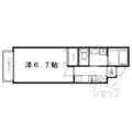 京都市上京区 五辻通大宮西入五辻町（今出川駅） 3階 １Kの間取り図