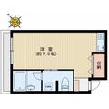 高橋ビル ２０Ｂ ワンルームの間取り図